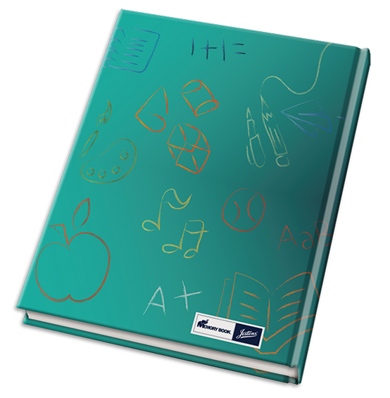 art bin yearbook theme, colored pencil elementary yearbook theme