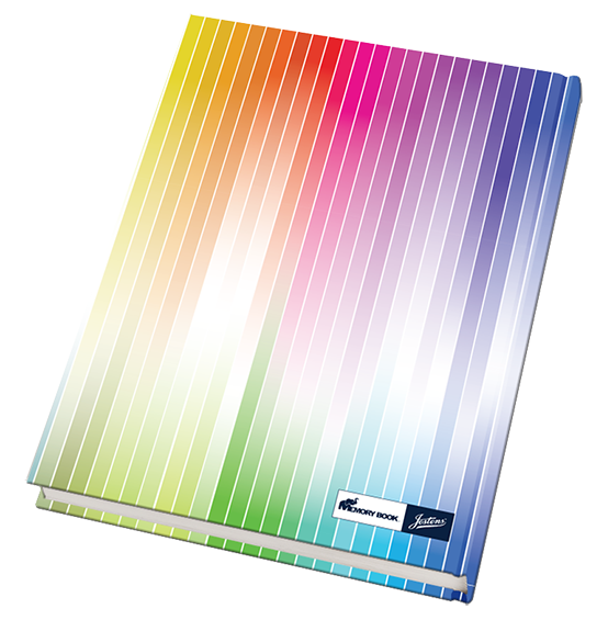 color fade yearbook theme, elementary school yearbook cover, rainbow color fade