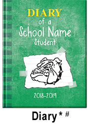 diary of a wimpy kid cover, notebook, journal cover, elementary school yearbook cover