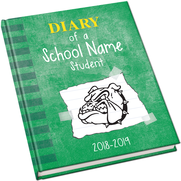 diary of a wimpy kid cover, notebook, journal cover, elementary school yearbook cover